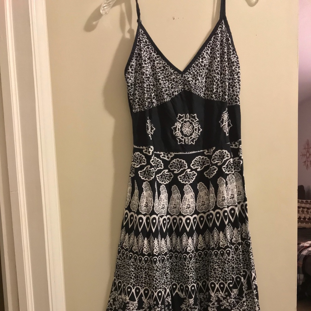 Black and white dress